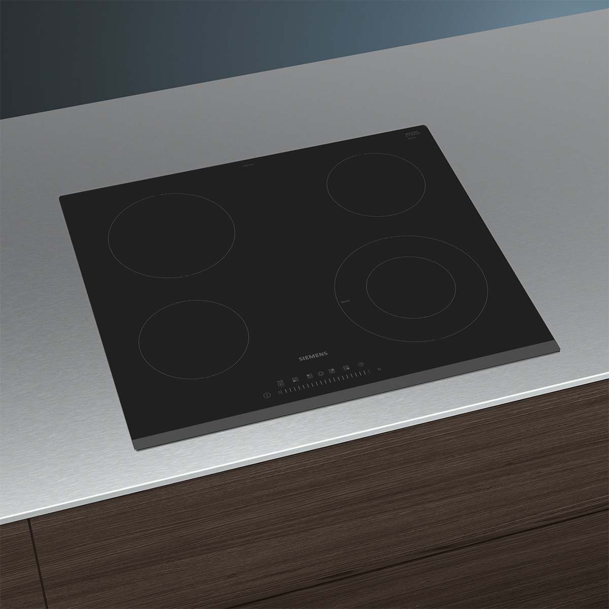 Placa vitrocerámica Siemens iQ300, 4 zonas - ET631FFP8E Negro-4