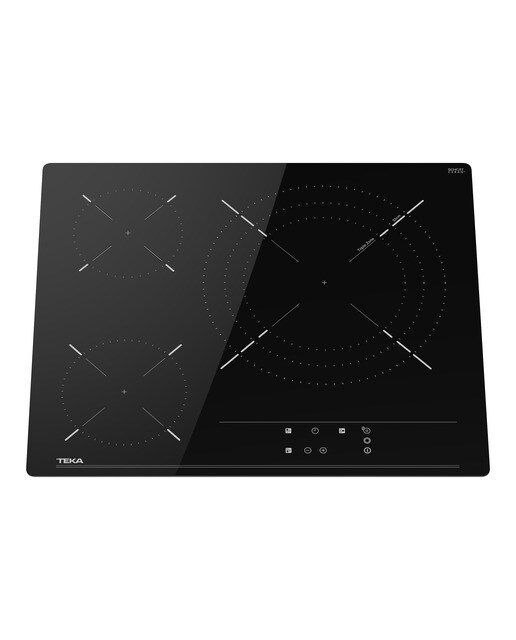 Placa vitrocerámica Teka 60 cm con 3 zonas de cocción - TBC 63632TTC BK Negro-4