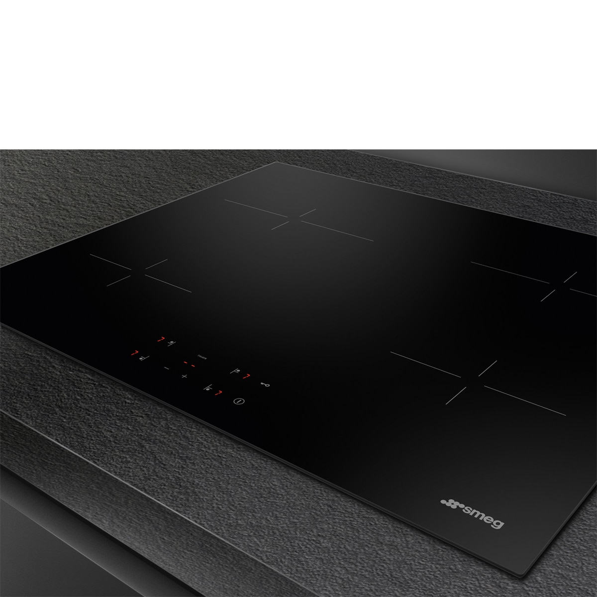Placa Vitroceramica Smeg 4 zonas - SE264TD1 Negro-3