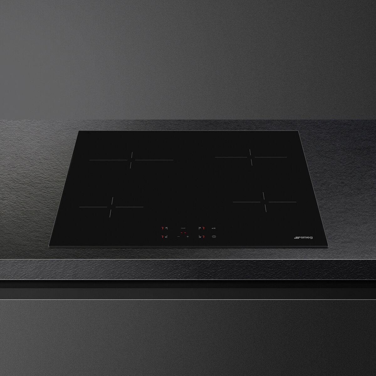 Placa Vitroceramica Smeg 4 zonas - SE264TD1 Negro-5