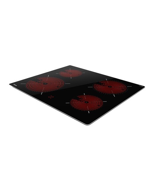 Placa de Vitrocerâmica Teka TTC 64010 CRD de 4 Zonas e de 60 cm - Preto Preto-6