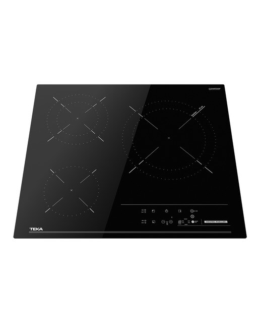 Placa vitrocerámica Teka con 3 zonas de cocción - 63620 TTC Negro-2