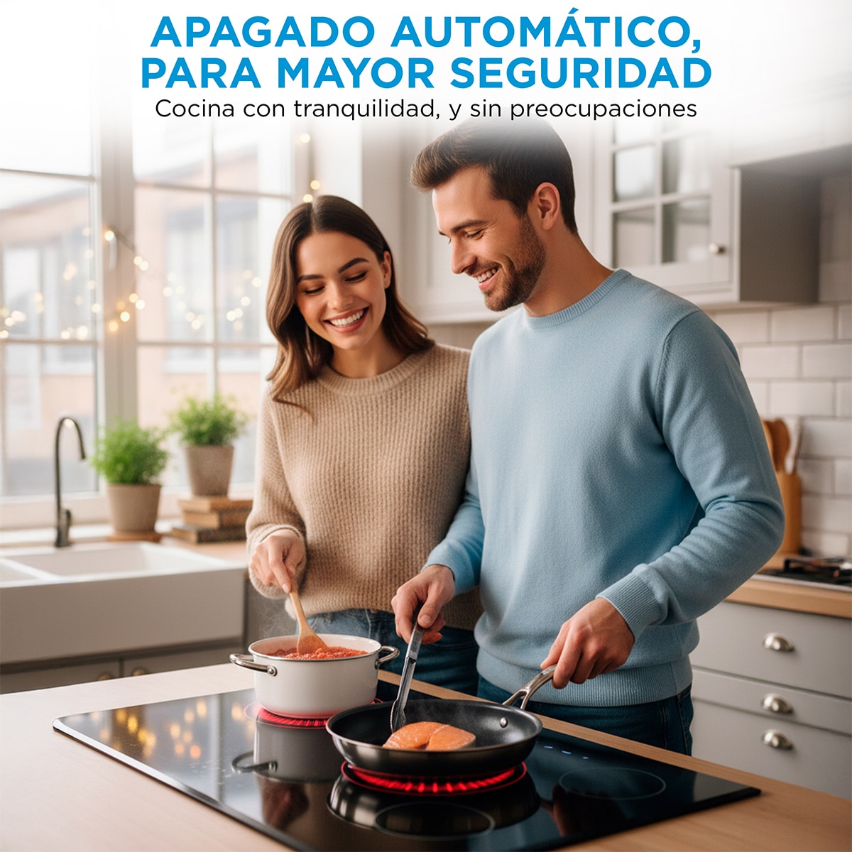Placa de Vitrocerâmica Midea MCH522T219K0 de 3 Zonas e de 59 cm - Preto Preto-11