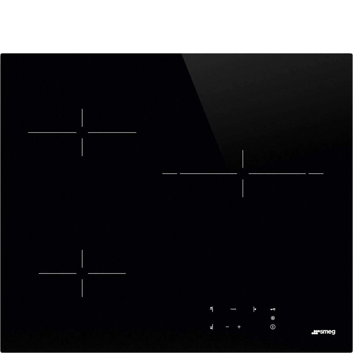 Placa Vitroceramica Smeg 3 zonas - SE263TD1 Negro-5