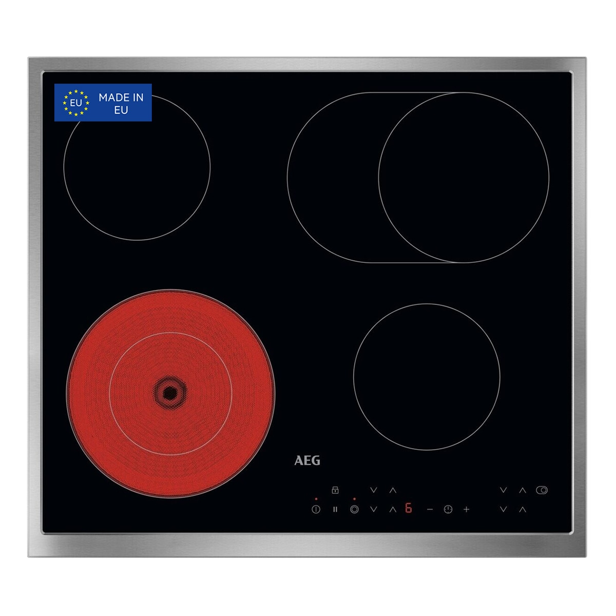 Imagen 0 de Placa vitrocerámica AEG 4 zonas, Serie 3000 - TN64RA06XB