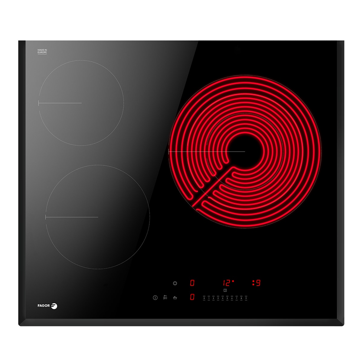 Fagor - Placa vitrocerámica Fagor zona triple Comfort - 4VFT-330B3S.