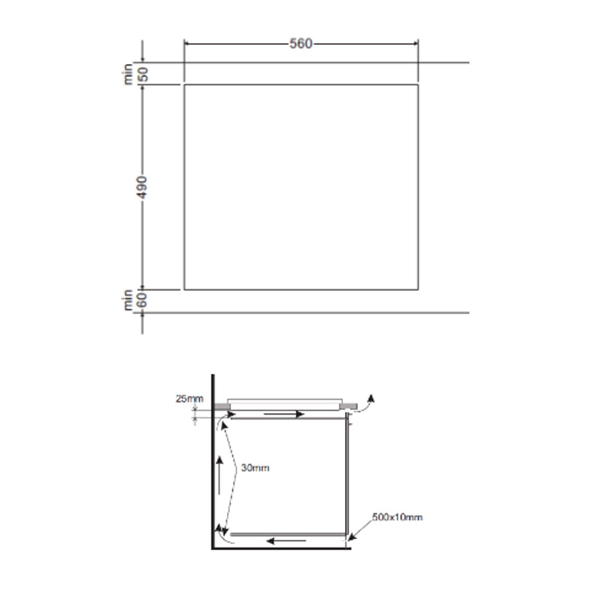 Placa modular vitrocerámica Fagor 2 zonas de cocción - 3MFT-2AC Negro-2