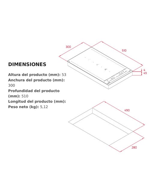Placa modular inducción Teka 2 zonas de cocción - IZS34700 MST BK Negro-2