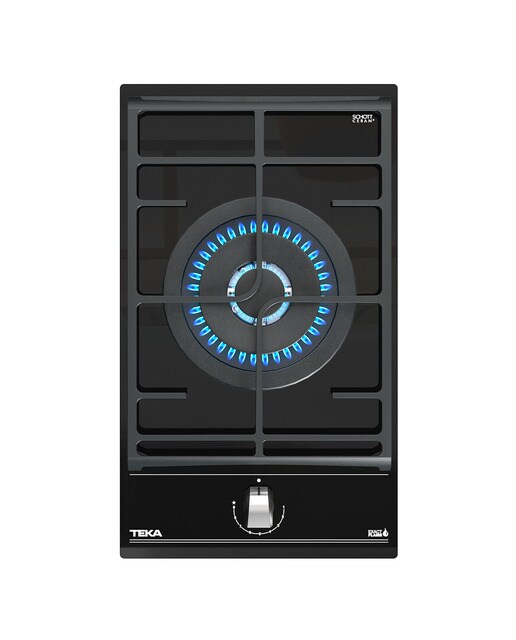 Placa gas Teka 1 quemador - GZC31330 XBA BK Cristal negro-3