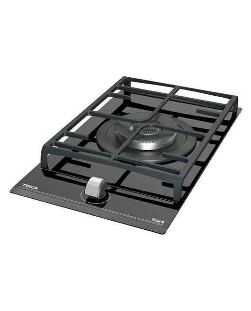 Placa gas Teka 1 quemador - GZC31330 XBA BK Cristal negro-5
