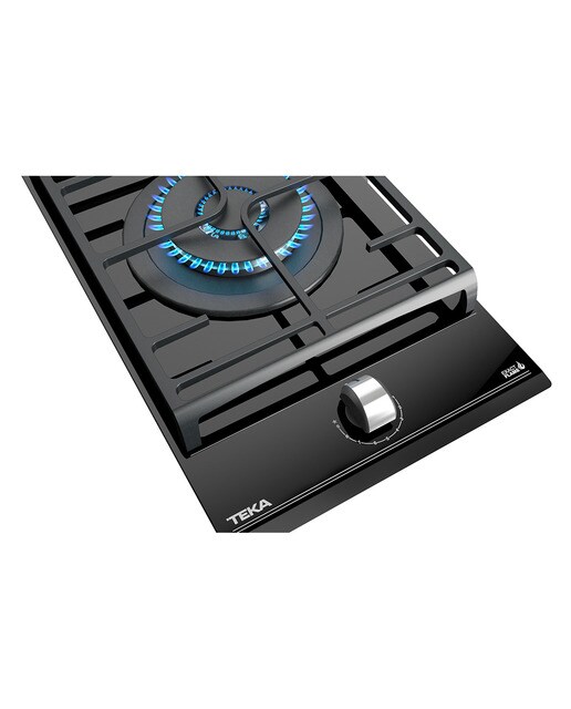 Placa gas Teka 1 quemador - GZC31330 XBA BK Cristal negro-7