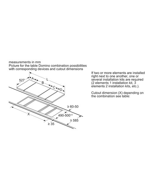 Placa modular vitrocerámica Bosch 2 zonas de cocción - PKF375FP2E Negro-10