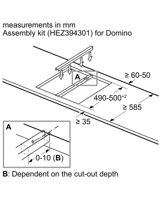 Placa modular vitrocerámica Bosch 2 zonas de cocción - PKF375FP2E Negro-11