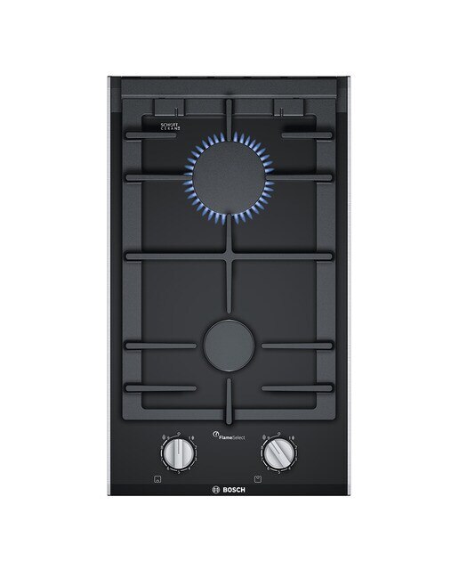Placa gas Bosch 2 quemadores - PRB3A6B70 Negro-1