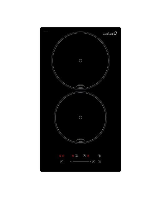 Placa Modular de Indução Cata ISB 3102 BK /A de 2 Zonas e de 29 cm - Preto Preto-1