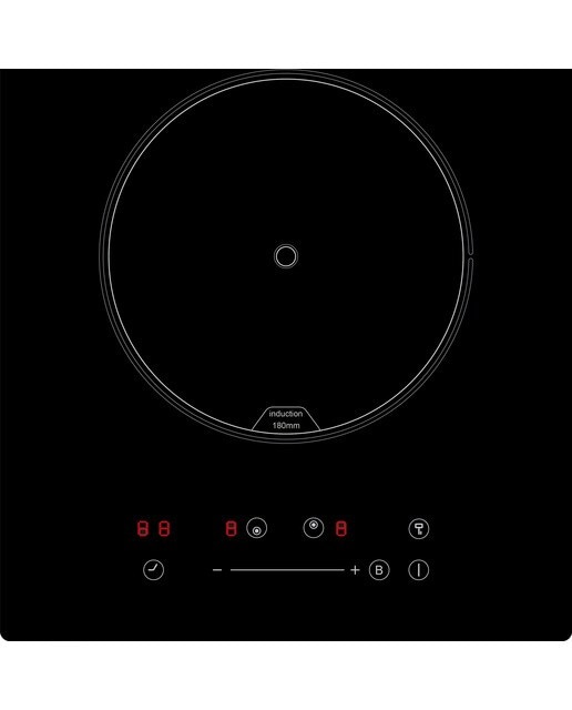 Placa Modular de Indução Cata ISB 3102 BK /A de 2 Zonas e de 29 cm - Preto Preto-3