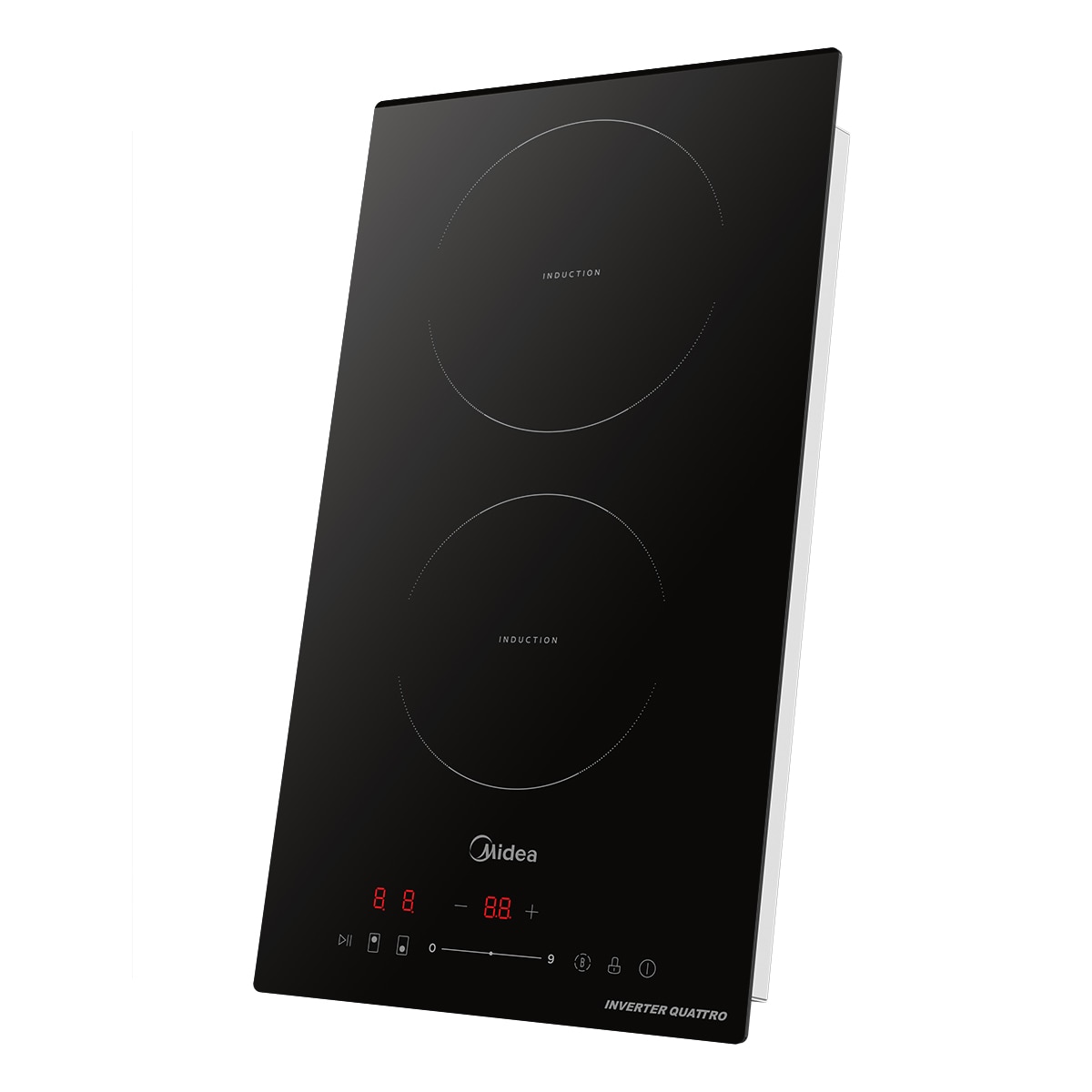 Placa Modular Midea MIH350D157K0 de 2 Zonas e de 28,8 cm - Preto Vidro preto-14