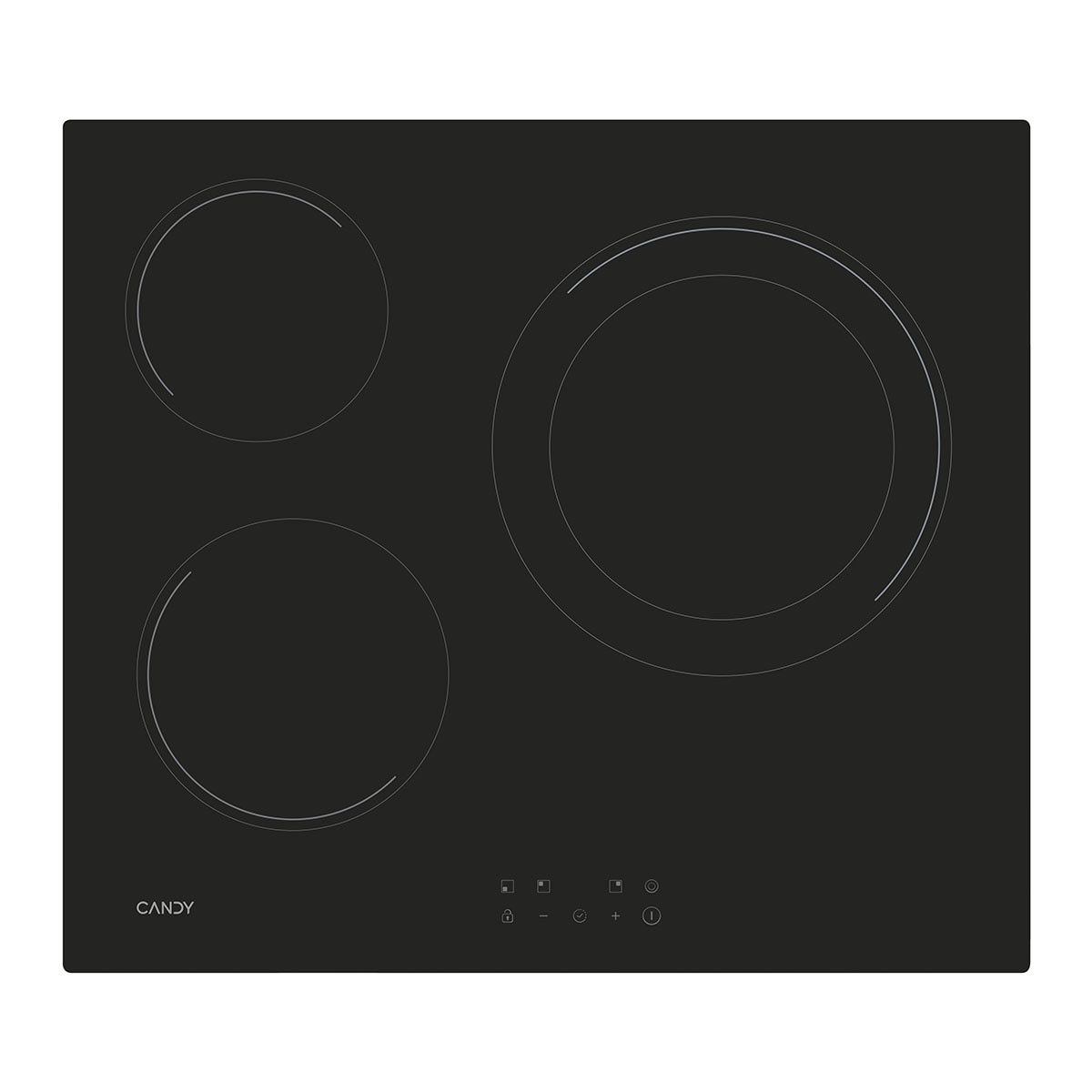 Imagen de Candy CH63DCC placa vitrocerámica 3 zonas 60 cm en OfertitasTOP