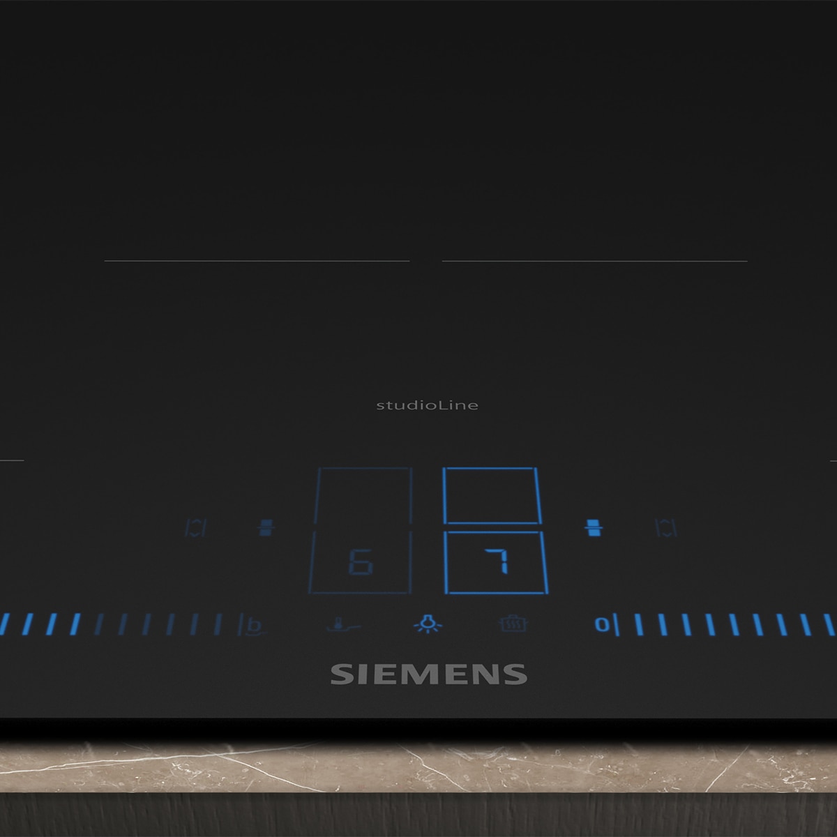 Placa de inducción Siemens iQ700,, 2 zonas - EX87BNYV6E Negro-3