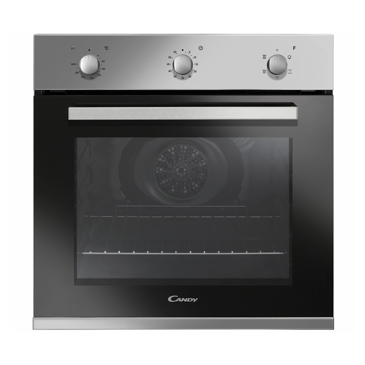 Conjunto de horno multifunción + Placa vitrocerámica Candy - PCP27XCH63TV Inox / Negro-2