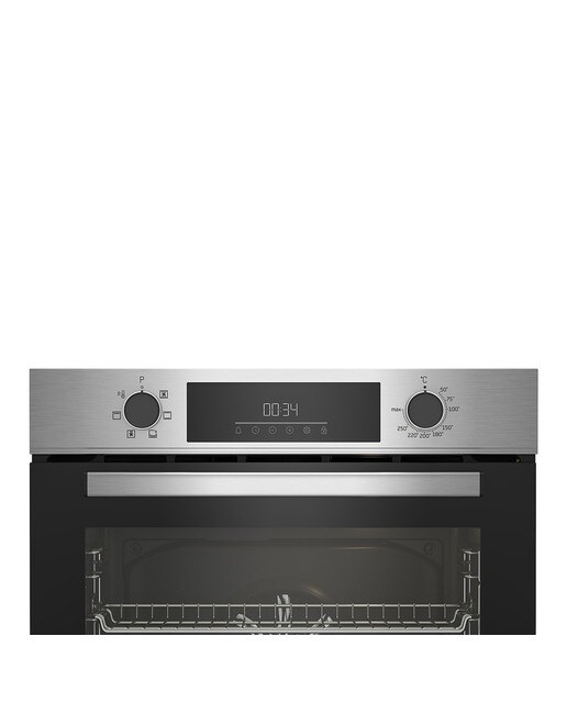 Conjunto de horno + placa de inducción Beko  - BBSE12340XD. . Inox-7