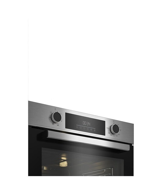 Conjunto de horno + placa de inducción Beko  - BBSE12340XD. . Inox-8