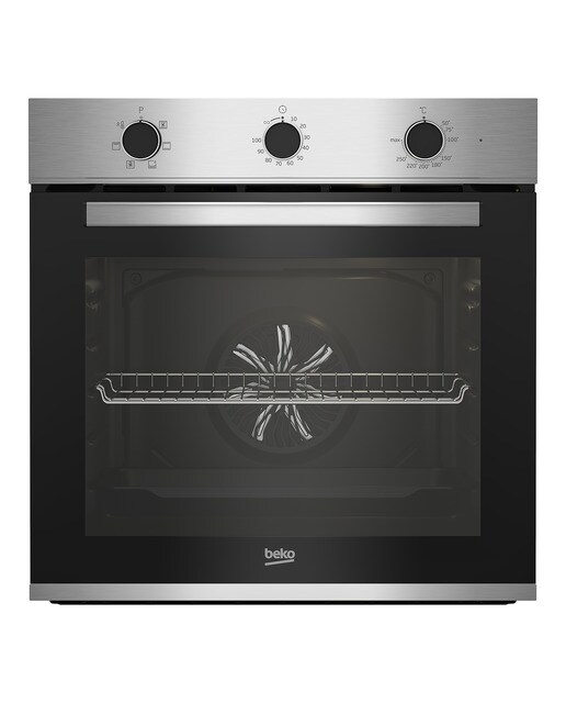 Conjunto de horno y placa vitrocerámica Beko BBSE12122XD con AeroPerfect Inox-3