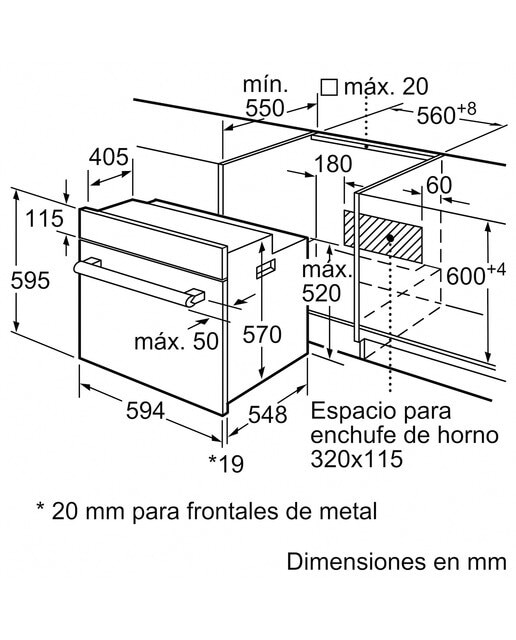 Conjunto de horno multifunción + Placa vitrocerámica  Balay  - 3HV833XP 11