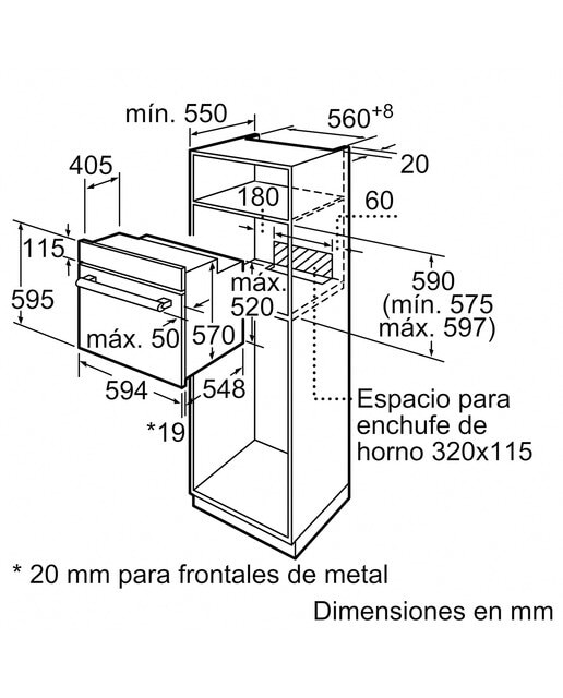 Conjunto de horno multifunción + Placa vitrocerámica  Balay  - 3HV833XP 12