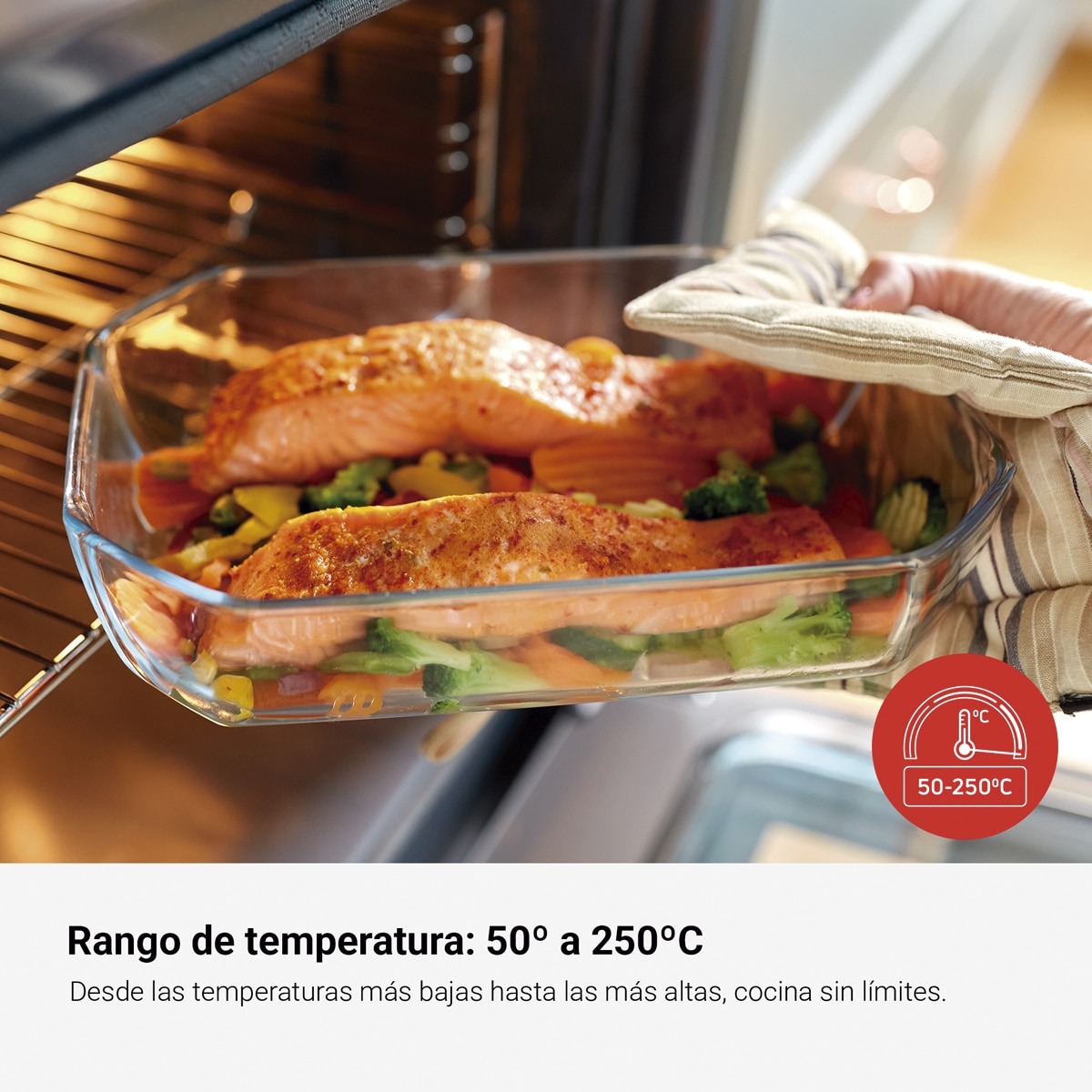 Cocina compacta Fagor con placa vitroceramica y horno eléctrico Comfort - 3CLV-600BB Blanco-6