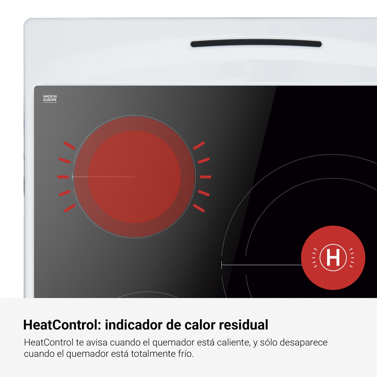 Cocina compacta Fagor con placa vitroceramica y horno eléctrico Comfort - 3CLV-600BB Blanco-8
