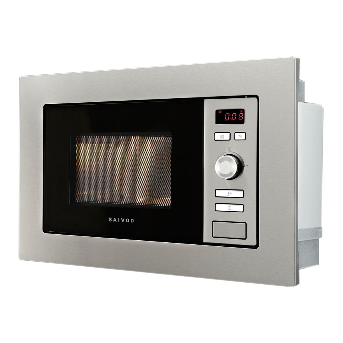 Imagem 0 de Micro-ondas com Grill Encastrável Saivod MSINT2814I de 800 W e Capacidade de 20 Litros - Inox