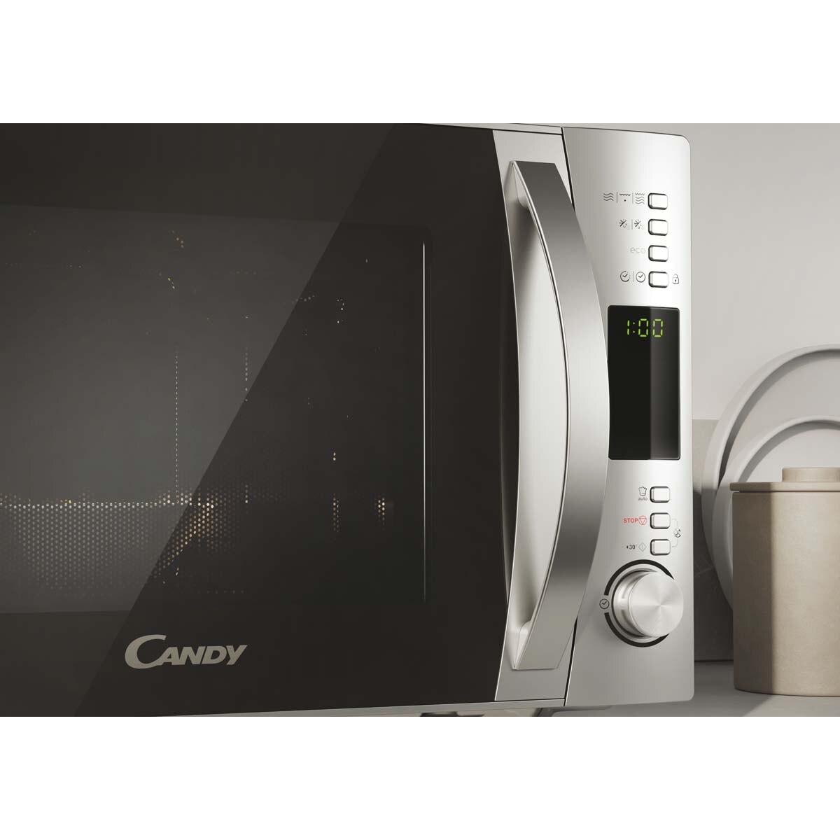 Microondas Candy 30 litros y grill - CMXG 30DS Silver-2