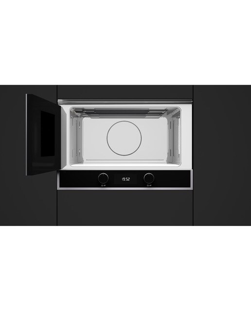 Micro-ondas com Grill Encastrável Teka ML822BISL com Base Cerâmica de 850 W e Capacidade para 22 Litros - Vidro Preto com Moldura Preto-4