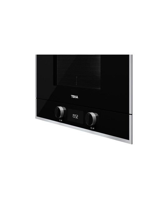 Micro-ondas com Grill Encastrável Teka ML822BISL com Base Cerâmica de 850 W e Capacidade para 22 Litros - Vidro Preto com Moldura Preto-7