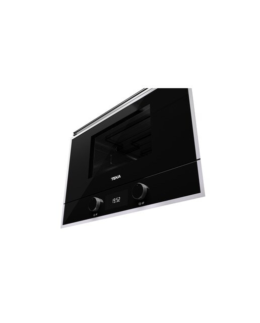 Micro-ondas com Grill Encastrável Teka ML822BISL com Base Cerâmica de 850 W e Capacidade para 22 Litros - Vidro Preto com Moldura Preto-9