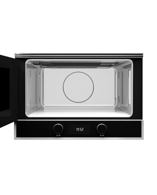 Micro-ondas com Grill Encastrável Teka ML822BISL com Base Cerâmica de 850 W e Capacidade para 22 Litros - Vidro Preto com Moldura Preto-10