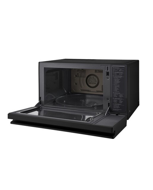Microondas  LG  39 litros, grill, 1.100 w y 4 en 1- MJ3965BPS Negro-8