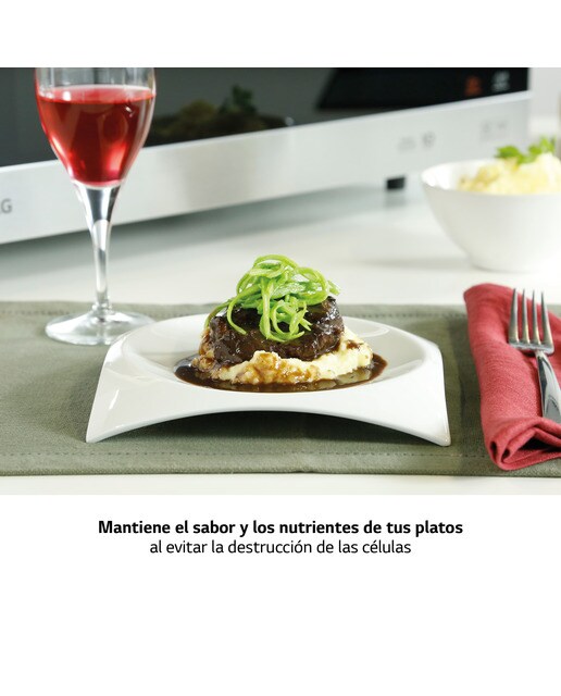 Microondas  LG  39 litros, grill, 1.100 w y 4 en 1- MJ3965BPS Negro-12