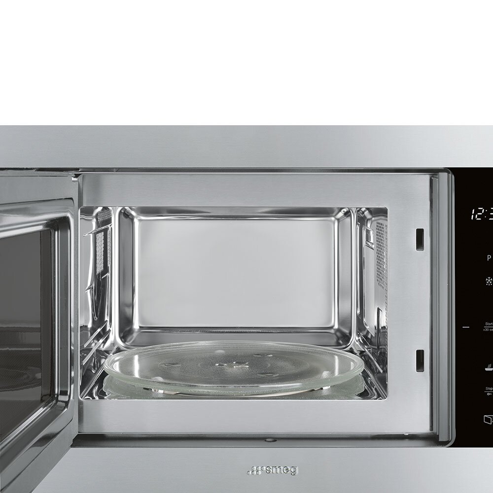 Micro-ondas com Grill Encastrável Classica Smeg FMI325X de 900 W e Capacidade de 25 Litros - Aço Inox Aço inoxidável-2