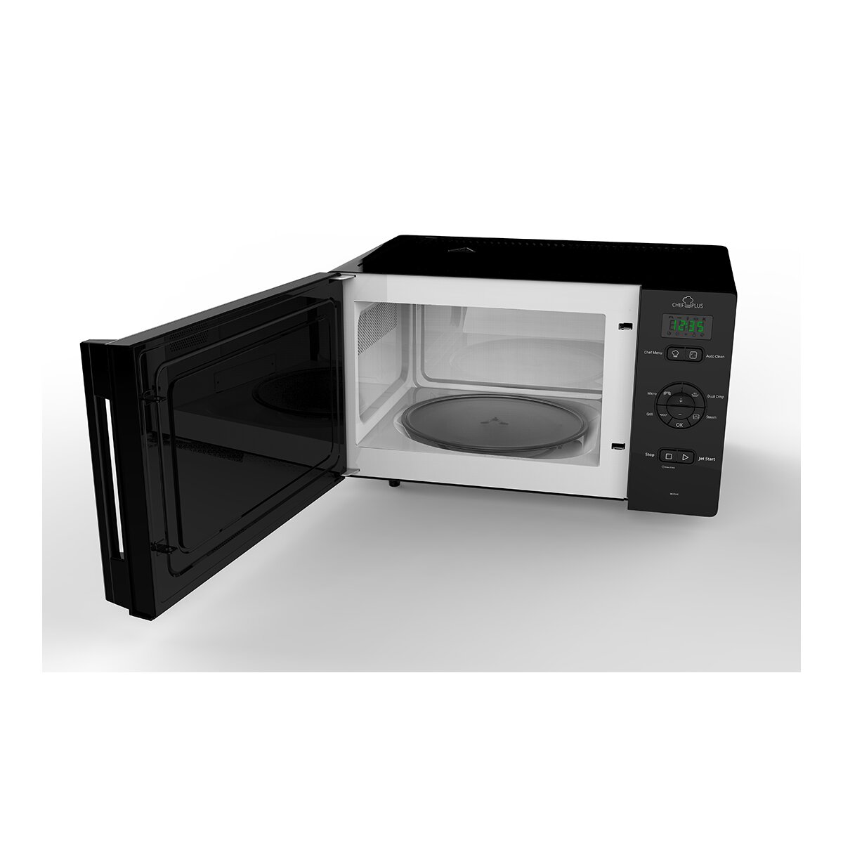 Microondas Whirlpool 25 litros y grill - MCP 346 SL Negro / Plateado-6
