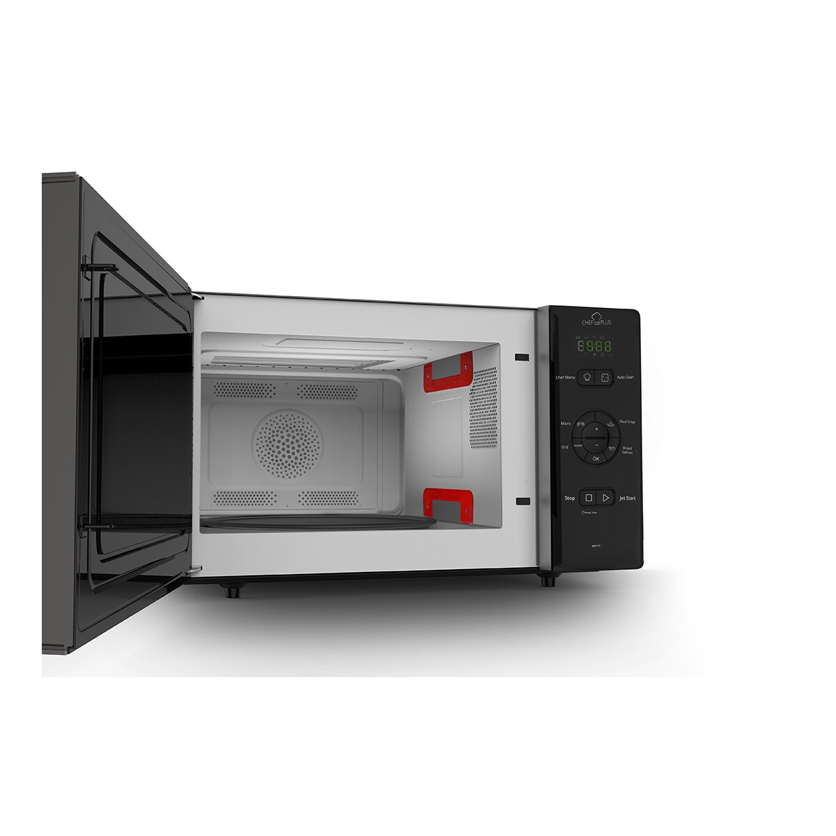 Microondas Whirlpool 25 litros y grill - MCP 346 SL Negro / Plateado-9