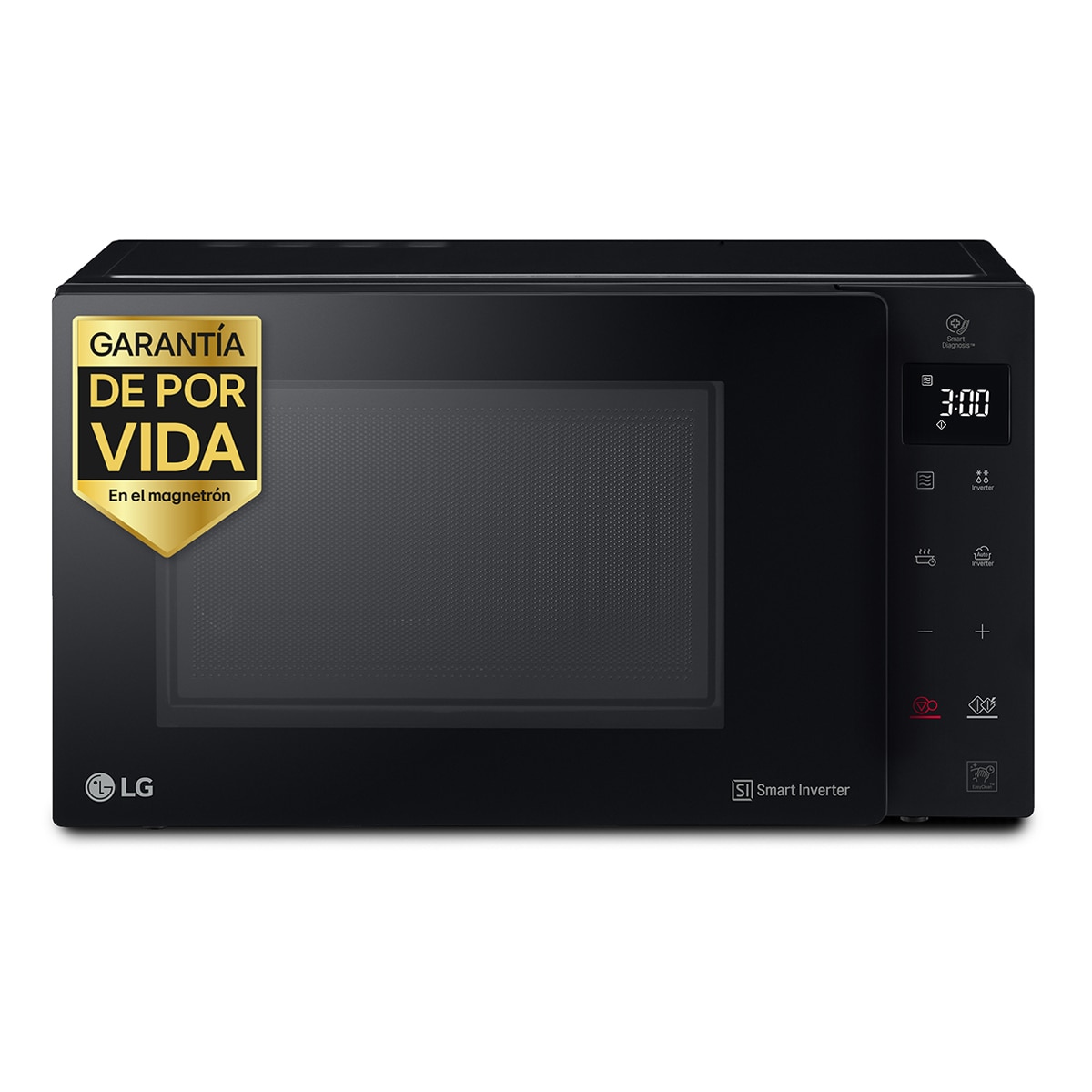 Imagen 0 de Microondas  LG 23 litros, grill y 1.000 w - MH6336GIB