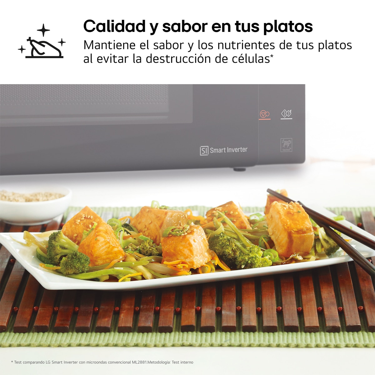Microondas  LG 23 litros, grill y 1.000 w - MH6336GIB Negro-9