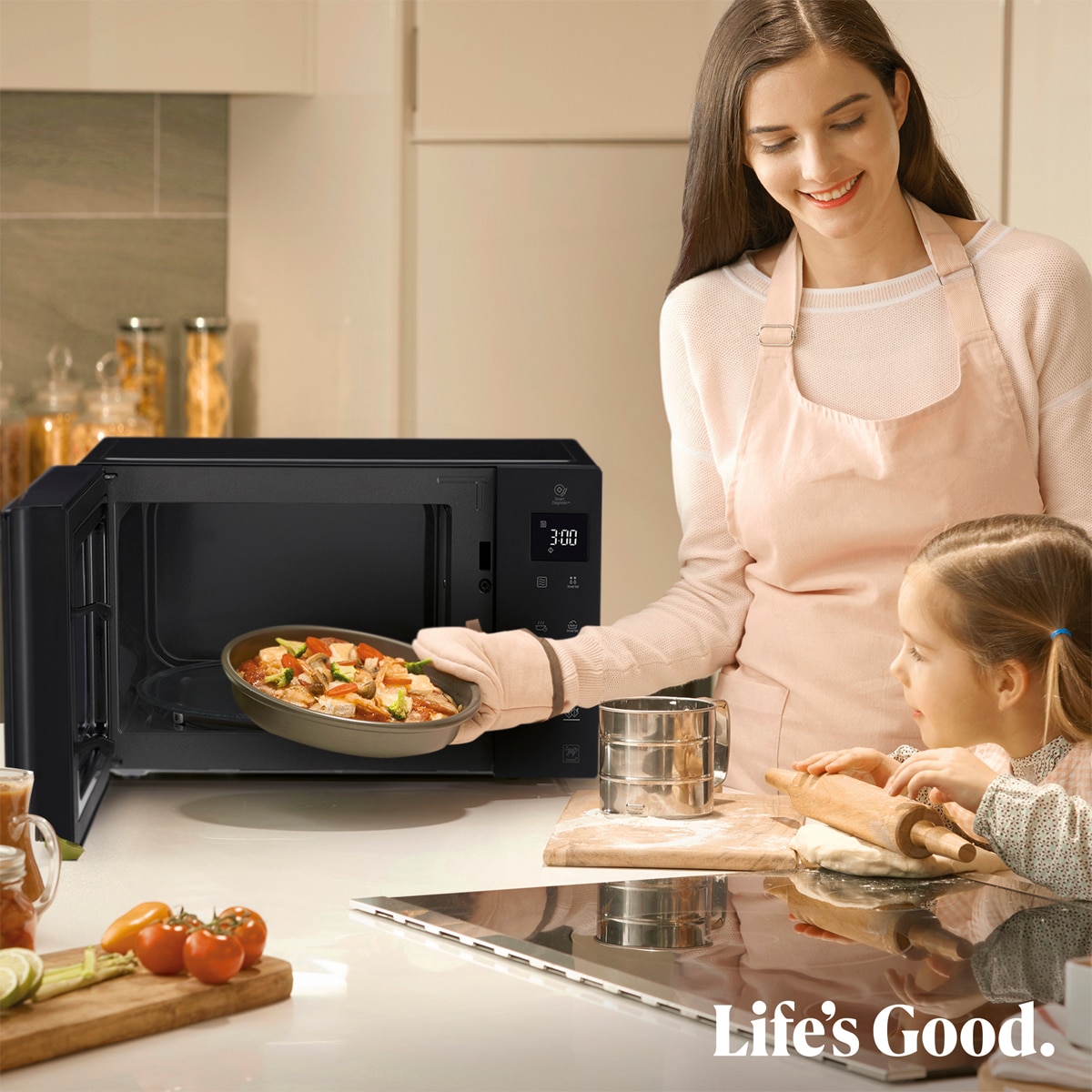 Microondas  LG 23 litros, grill y 1.000 w - MH6336GIB Negro-15