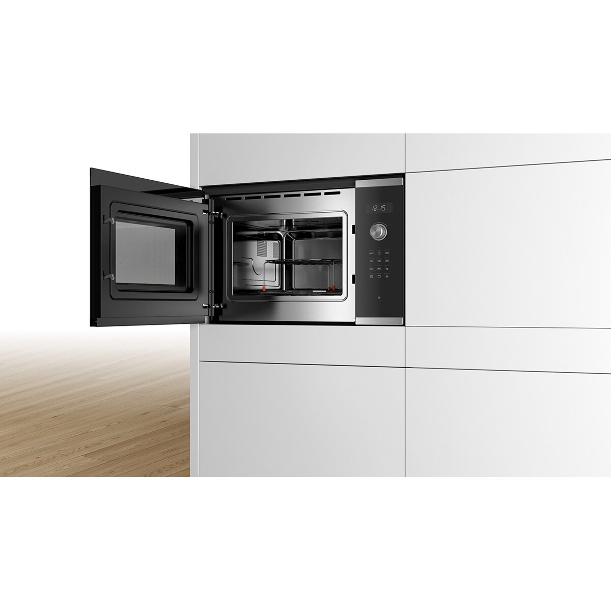 Microondas integrable Bosch 25 litros y grill Master Chef - BEL554MS0 - Cristal negro/inox Cristal negro/inox-5