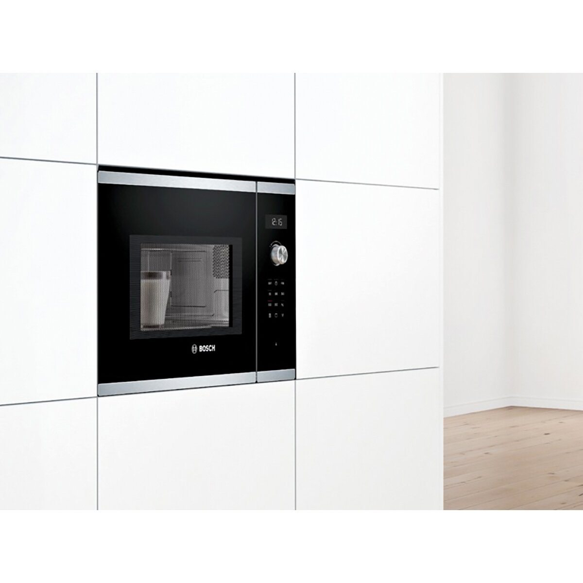 Microondas integrable Bosch 25 litros y grill Master Chef - BEL554MS0 - Cristal negro/inox Cristal negro/inox-6