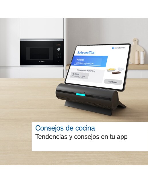 Micro-ondas com Grill Encastrável Bosch Série 4 BEL523MS0 de 800 W Hidrolítico e Capacidade de 20 Litros - Inox Preto-7