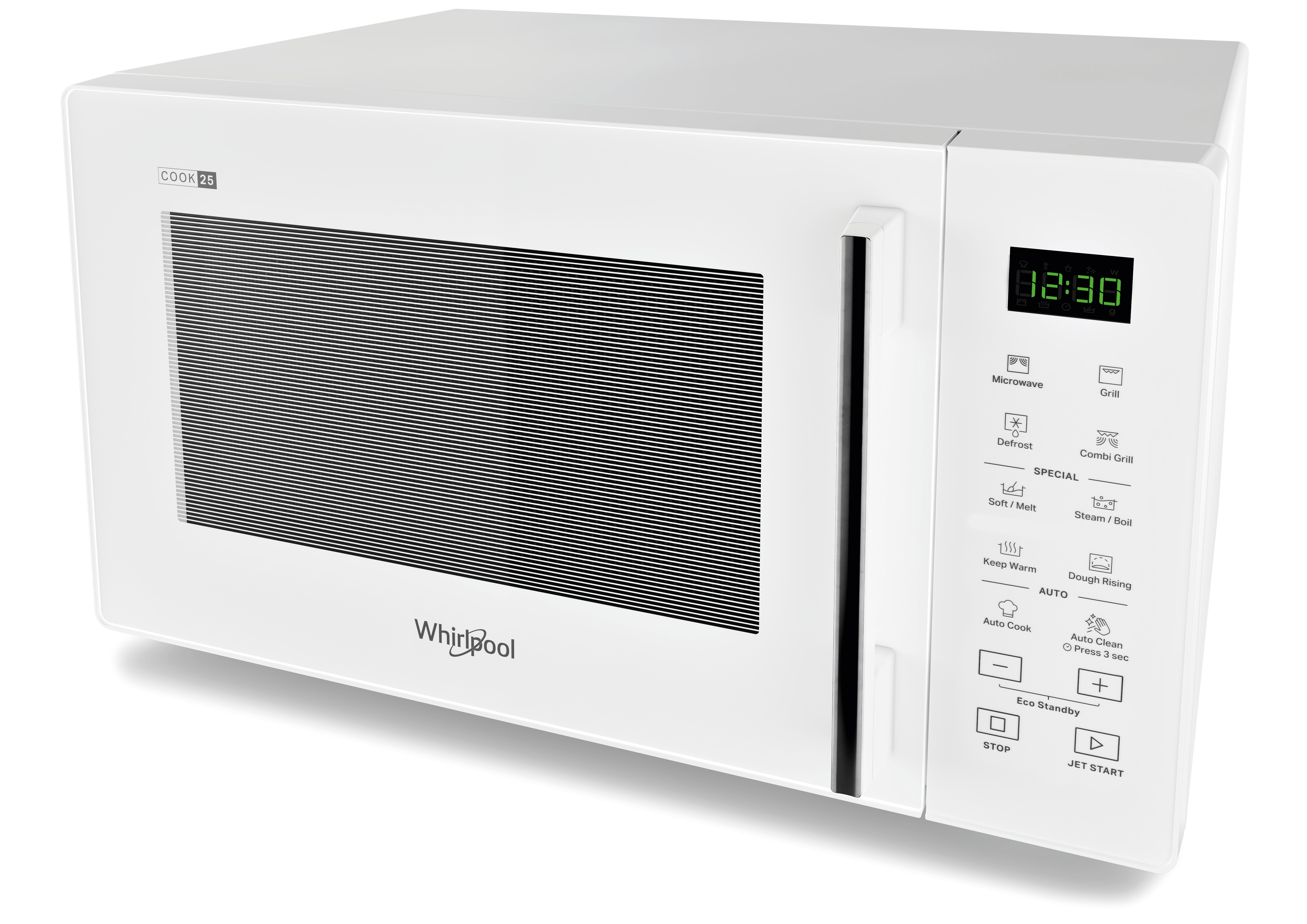 Micro-ondas Whirlpool MWP 254 W de 900 W com Grill e Capacidade de 25 Litros - Branco Branco-4