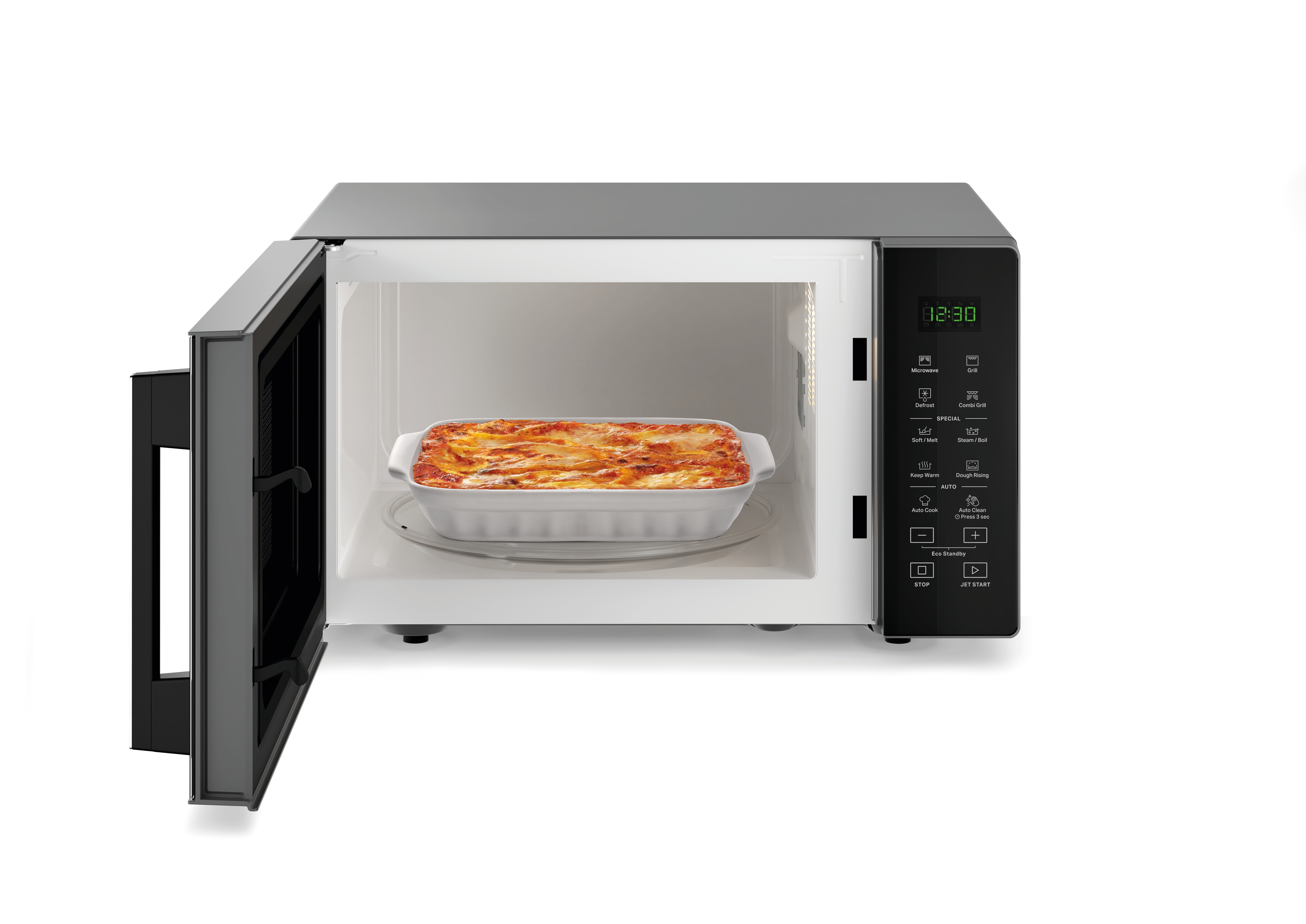 Microondas Whirlpool 25 litros y grill - MWP 254 SB Inox / Negro-6